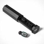 Bluetooth V5.0 k&otilde;rvaklapid True Stereo k&otilde;rvaklapid juhtmevabad k&otilde;rvaklapid veekindlad spordipeakomplektid must