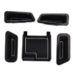 autotarvikud Volvo xc60 s60 v60 modifitseeritud auto ukse k&auml;epideme hoiukasti k&auml;etoe kastile 2010-2017 5pcs black