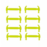 NR.8 10tk/komplekt Silikoonist kingapaelad Laste kingapael Sportlik Jooksu Elastne Lipsuta Kingapaelad Tossud kingapael Fit Strap Kingapael 10Pcs valge