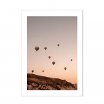 Taj Mahali plakatite tr&uuml;kkimine Beež l&otilde;uendikunst seinamaal Dahlia vaas Palmilehe seinamaaling Elutoa P&otilde;hjamaade elutoa kodukaunistus 21X30cm No Frame