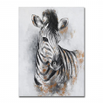 L&otilde;uendimaaling Loomade seinakunst Mustvalge Sebra plakatid ja Prindid Seinapildid elutoa kaunistamiseks Kodukaunistus 21X30cm No Frame