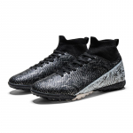 35-45 Unisex jalgpallijalatsid Suure suurusega jalgpallijalatsid Meeste treeningspetsiaalsed laste l&uuml;hikesed k&uuml;&uuml;ned Laste v&otilde;istlustreeningjalatsid 35 must