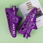 Meeste lendavad riidest kerged, hingavad ja mugavad tossud, naiste moodsad tossud, suured naiste kingad 39 lilla