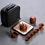 10 tk Kung fu teekomplekt, ilus ja lihtne teekann, kaasaskantav Hiina reisikeraamiline teekomplekt, keraamiline kandiku kohvitass gaiwan