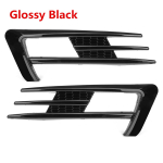 Volkswagen VW Golf 7 MK7 2013 2014 2015 2016 jaoks esikaitseraua jaotur Canard udutulede katte raami kleebis trimmi auto Glossy Black