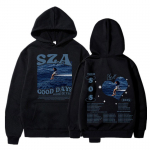 SZA SOS Good Days Hoodie 2023 Concert Tour Unisex Naiste riided Mood kapuutsid Hip Hop Oversize kapuutsiga dressipluusid T&auml;navar&otilde;ivad XL