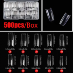 500 tk kunstk&uuml;&uuml;ned kunstk&uuml;&uuml;ned t&auml;iskattega v&otilde;ltsotsikud akr&uuml;&uuml;l l&auml;bipaistvad looduslikud k&uuml;&uuml;nekapslid prantsuse k&uuml;&uuml;nte pikendamiseks m&otilde;eldud manik&uuml;&uuml;ri t&ouml;&ouml;riistad 1# puhas