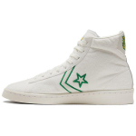 Converse Pro Leather High Barj&auml;&auml;ride murdmine Unisex tossud Valge Vintage-Valge Roheline 170493C 35.5
