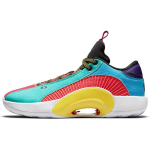 Air Jordan 35 Low DS PF Refleksoloogia Unisex Tossud Mitmev&auml;rvilised H&uuml;per-Jade Metallik-H&otilde;be DJ2831-300 36.5