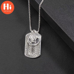 Tere Ring Necklace Ins Hip-hop Dance Meeste ja Naiste Ripats Kaelakee