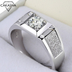 Meeste 925 naela h&otilde;bedane j&auml;&auml;tunud avatud s&otilde;rmus pulmakihlamiseks s&uuml;nnip&auml;evaks kingituseks m&otilde;eldud ehtes&otilde;rmus Resizable