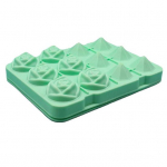 Vastupidav mittenakkuva 12 &otilde;&otilde;nsusega DIY joogid jahutavad j&auml;&auml;kuubikumasin peole j&auml;&auml;kuubiku kandiku jaoks roheline