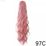 MERISIHAIR Synthetic Claw Clip In Ponytail Juuksepikendus Laineline Hobusesaba Pikendav Parukas Naistele Hobusesaba Juuste Must Pruun 60cm