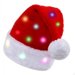 J&otilde;ulum&uuml;ts J&otilde;ulupeakatted Rekvisiidid LED-j&otilde;uluvana s&uuml;ttib lavaesinemiseks Cosplay 45cm for Adults