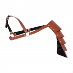 Gooti stiilis Steampunk &otilde;lasarmor &otilde;lgu kehitav v&ouml;&ouml; reguleeritav rihm Pauldrons PU keskaegne