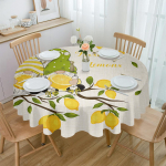 Suvine sidrun Lemon Tree Gnome &uuml;mmargune laudlina veekindel lauakate pulmapeo kaunistamiseks s&ouml;&ouml;gilaua kate 4pcs 33x48 Table mat