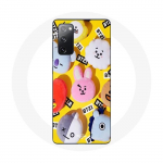 Coque pour Samsung Galaxy S20 FE BTS Bangtan Sonyeondan BT21 Tata Chimmy Cooky Rj Shooky Koya Mang Et Van