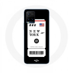 Coque pour Vivo Y21s 2021 / Y21 2021 Billet d'avion New York