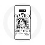 Valge &uuml;mbris Samsung Galaxy Note 9 One Piece Manga uuringuplakatile