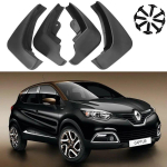 Guardabarros para Renault Captur, accesorios para salpicaduras, Samsung QM3, ~ 2013, 2018, 2017, 2016, 2015, 2014 black