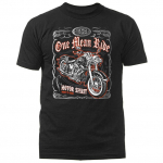 One Mean Ride Biker Motorcycle Graphic Unisex T-s&auml;rk S