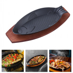 Grill-praeplaat BBQ-grillpann Kalakujuline mittekleepuva gratiinipann C