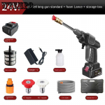 Juhtmeta liitiumiga autopesumasin k&otilde;rgsurve autopesuri veep&uuml;stoli laadimine majapidamises kasutamiseks v&auml;ljas kaasaskantav autopesu veepump autopesu 1 set