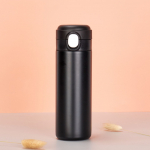 Uus roostevabast terasest h&uuml;pikkaanega vaakumkolb Mini topeltvaakum-sirge tass meestele ja naistele Armsad lihtsad hernetopsid. 450ml