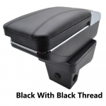 K&auml;etugi Suzuki Vitara 2015-2019 k&auml;etoe kesksele p&ouml;&ouml;ratavale hoiukastile, kaunistus auto stiilile 2017 must