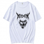 2024. aasta meeste tume Berserk Anime T-s&auml;rk Meeste l&uuml;hikeste varrukatega manga T-s&auml;rk, millel on &otilde;hku l&auml;bilaskev &uuml;lisuure mustriga prinditud vabaaja s&auml;rgid suures suuruses topp XS valge