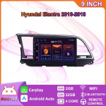 Juhtmevaba autoraadio Carplay Hyundai Elantra 2016-2018 jaoks Android multimeedia videopleier GPS navigatsioon WIFI 4+64GB 2+32GB