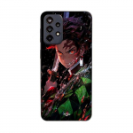 Coque Maniacase pour Samsung Galaxy A52s 5g Demon Slayer Tanjiro Kamado &eacute;nerv&eacute; manga anime