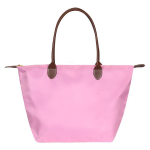 Mood nailonist naiste k&auml;ekotid Br&auml;ndi disainiga &otilde;lakott Vastupidav suure mahutavusega rannapelmeen kandekott Hobo kotid Logota S 29x30x18cm roosa