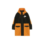 Nike Sportswear Sport Pack s&uuml;nteetilise t&auml;idisega pingutusn&ouml;&ouml;riga pikkade varrukatega parka meeste &uuml;ler&otilde;ivas, oranž, BV4798-886 M
