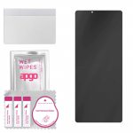 apgo Privacy Matte Hybrid protective glass compatible with Sony Xperia 10 III SO-52B, flexible nano glass, great replacement for tempered glass, scrat