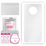 apgo Ultra Clear Protective Skin Sticker for the back compatible with OnePlus 7T, Wrap Film, Hydrogel Film, Flexible, Soft TPU with positioning layer