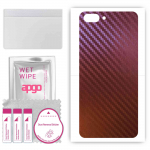 apgo skin sticker film foil vinyl for the BACK compatible with Realme C1, scratch-resistant, easy to install - Carbon Chameleon CAKA5