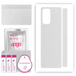 apgo kaitsev nahakleebis seljale, mis &uuml;hildub Xiaomi Mi Mix Foldiga, &uuml;mbriskilega, fooliumiga, vin&uuml;&uuml;liga &ndash; mustriga l&auml;bipaistev s&uuml;sinik