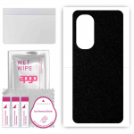 apgo Protective Skin Sticker for the back compatible with Motorola Edge 2022, Wrap Film, Foil, Vinyl - Pattern Matte Black