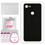 apgo Protective Skin Sticker for the back compatible with Google Pixel 3a, Wrap Film, Foil, Vinyl - Pattern Matrix