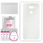apgo Protective Skin Sticker for the back compatible with LG K40S, Wrap Film, Foil, Vinyl - Pattern Matte Transparent