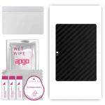 apgo Protective Skin Sticker for the back compatible with Huawei MediaPad M2 10.0, Wrap Film, Foil, Vinyl - Pattern Carbon Black