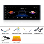 Reakosound Andriod 11 autoraadio stereo autoraadio 1 Din 6,9'' tolli auto multimeediumipleier GPS Bluetooth Wifi USB FM MirrorLin 2+32