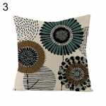 Line Flower Fish geomeetrilise mustriga padjakate padjap&uuml;&uuml;r Diivan Tool Decor