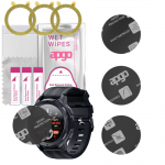 3x apgo MATTE Hybrid protective glass compatible with Oukitel BT10, flexible nano glass, great replacement for tempered glass, scratch-resistant, full