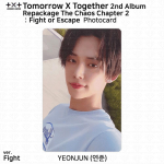 TXT 2. albumi kordusv&auml;lanne The Chaos Chapter 2 Fight Or Escape fotokaart postkaart Yeonjun - PC (F ver.)