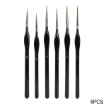 6tk/komplekt Professionaalne soobli juuksev&auml;rvipintslikomplekt Gua&scaron;&scaron;&otilde;limaalipintsel Miniatuursed kunstipintslid Kunstitarbed 6pcs/set