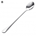 Pika varrega roostevabast terasest j&auml;&auml;tise magustoidusupp kohvi segamislusikas s&ouml;&ouml;gin&otilde;ud