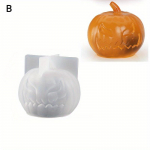 3D Halloweeni k&otilde;rvitsa silikoonvorm DIY k&uuml;&uuml;nalde valmistamise tarvikud vaigust seebi kingivorm kodukaunistus B