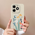 &Uuml;mbrised Tecno Spark 20 20C Pop 8 Pova 6 Pro Itel A18s A70 tagakaas P&auml;ris lilleline avokaado matt silikoon Pehme kaamerakaitse mood telefonikotid Tecno Spark Go 2024